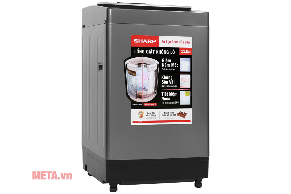 Máy giặt Sharp 11kg ES-W110HV-S