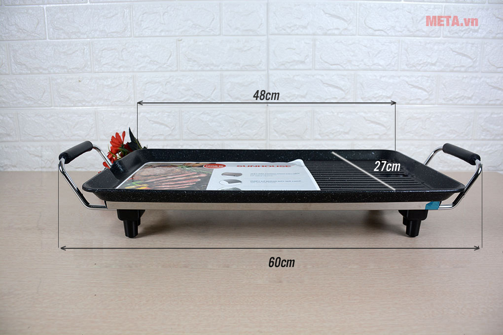 Kích thước bếp nướng điện Sunhouse SHD4600 