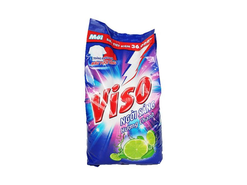 Bột giặt VISO trắng sáng hương chanh 6 kg