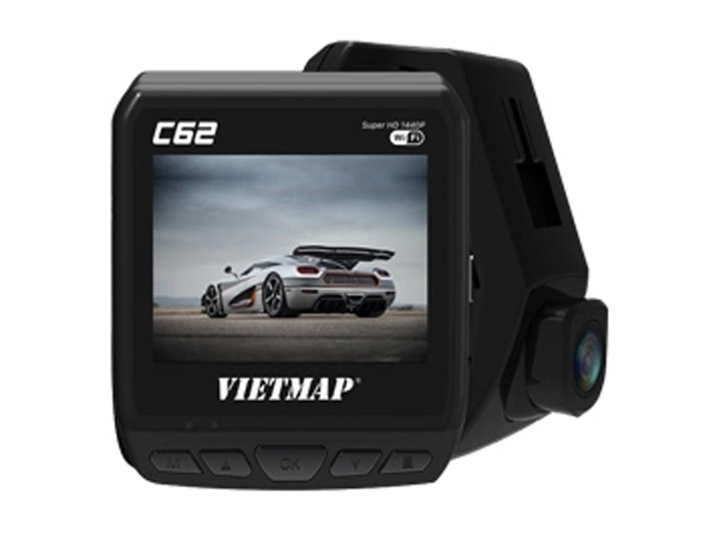 Camera hành trình trước và sau VietMap C62