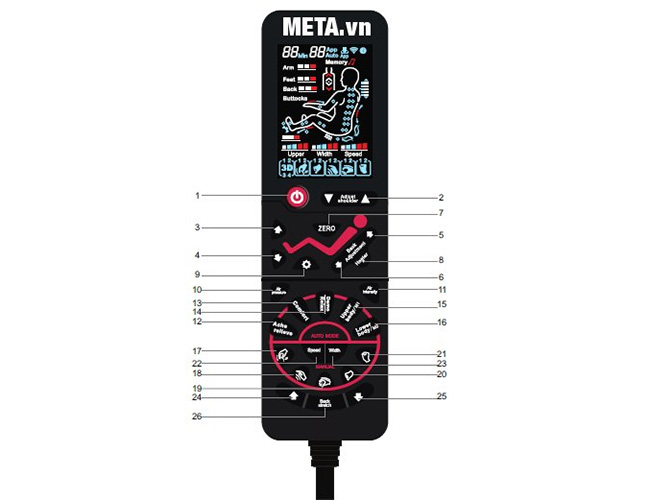 Ghế massage toàn thân Maxcare Max-686 Plus