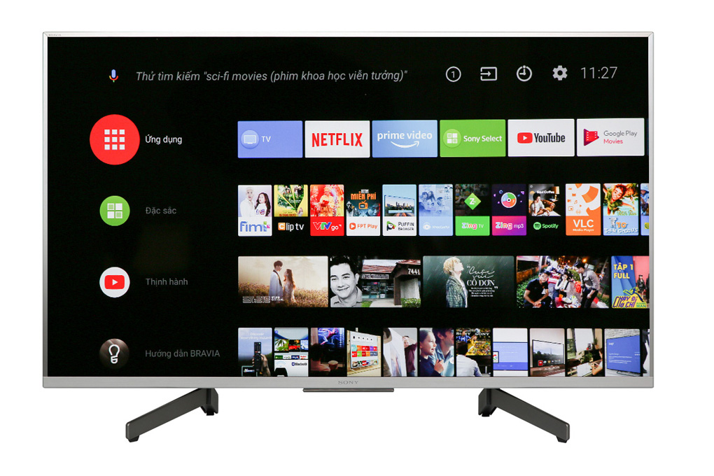 Tivi Sony Android 4K 49 inch KD-49X8500G/S (Bạc)