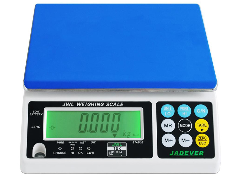 Cân điện tử 30kg/1g Jadever JWL-30K