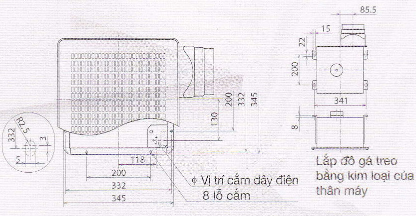 Quạt hút VD-20ZP4T3