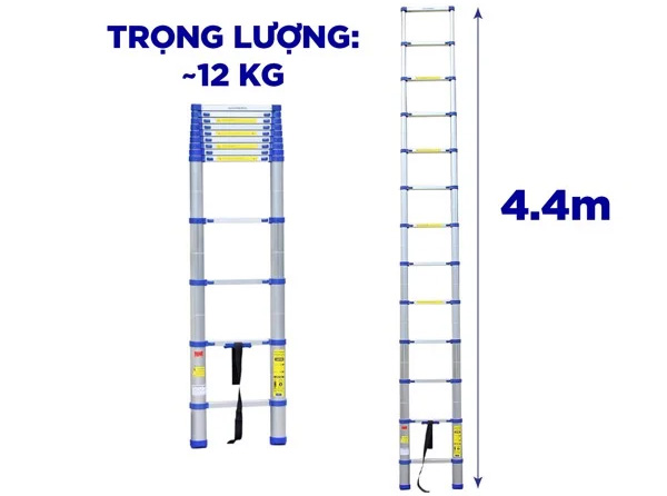 Thang nhôm rút Kachi MK238