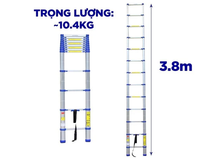 Thang nhôm rút Kachi MK237 