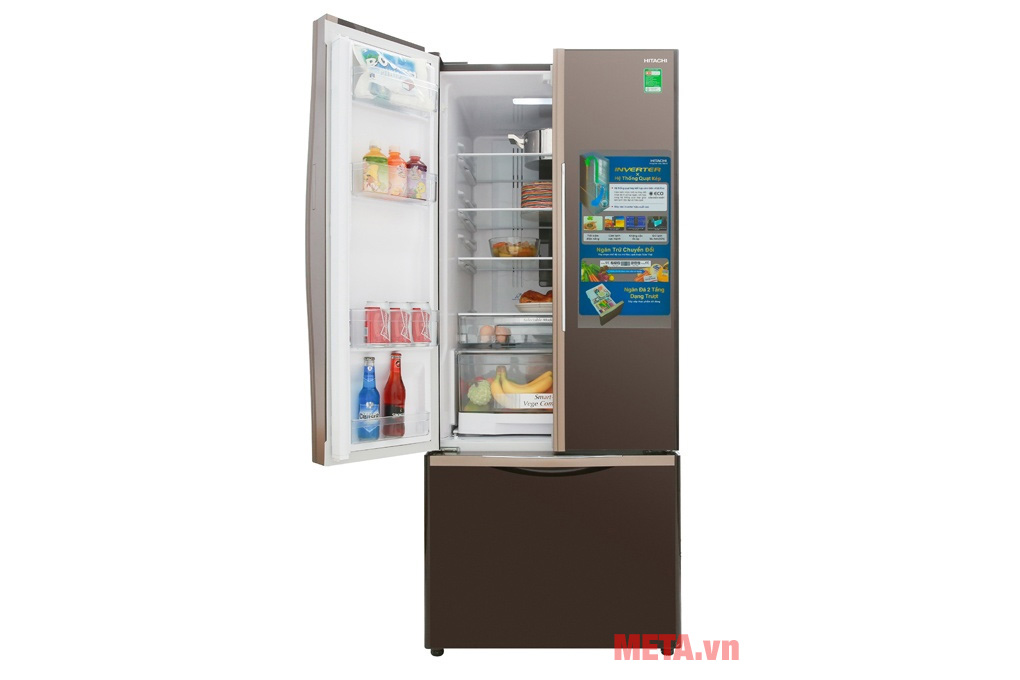 Tủ lạnh Hitachi 455 lít R-FWB545PGV2 (GBW)- Màu nâu