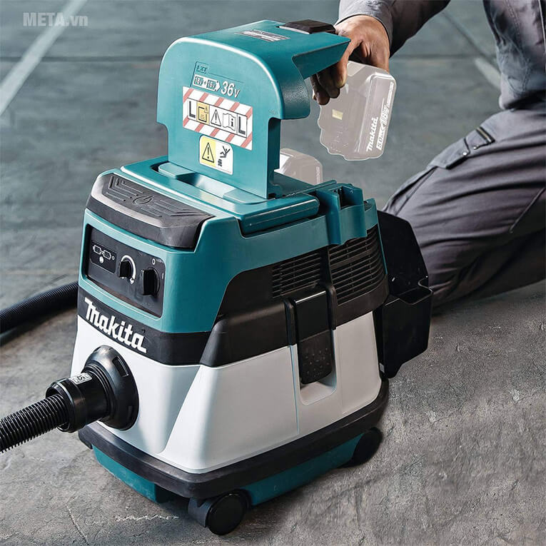 Máy hút bụi dùng pin Makita DVC861LZ (Không pin và sạc)