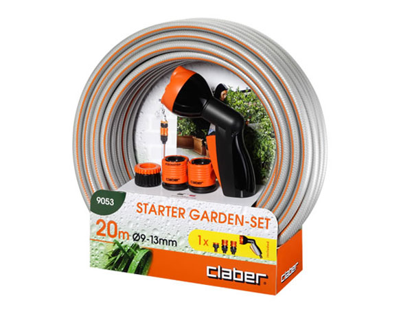 Bộ ống vòi tưới vườn đa năng 20m Starter garden set Claber 9053