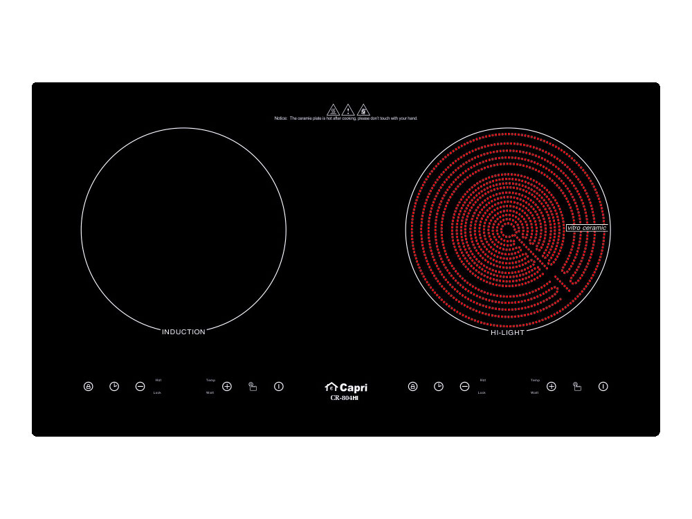 Bếp từ bếp hồng ngoại Capri CR 804HI