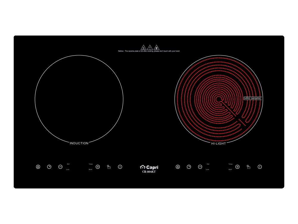 Bếp từ bếp hồng ngoại Capri CR 804KT
