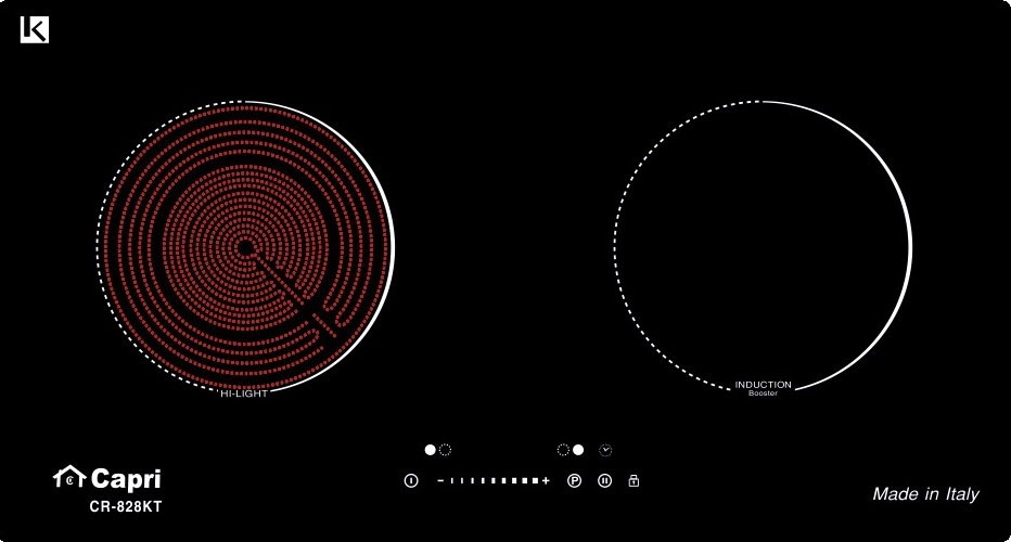 Bếp điện đôi Capri CR 828KT