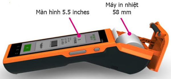 Thiết kế của máy bán hàng cầm tay V1S