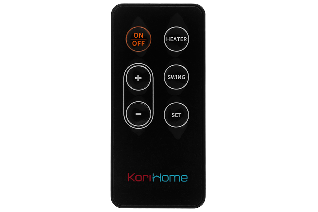 Máy sưởi gốm Korihome EHK-356 được tích hợp điều khiển từ xa