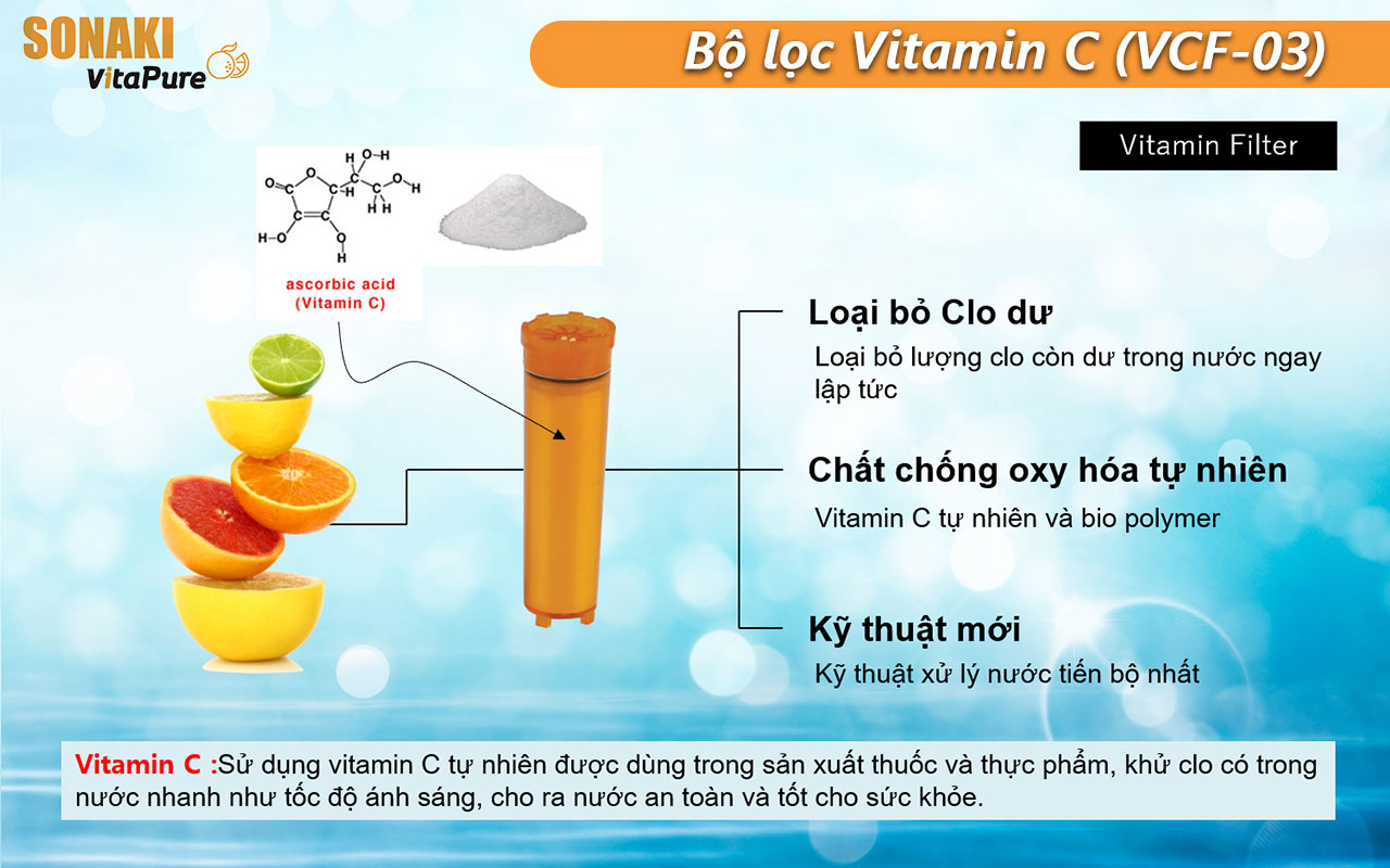 lõi lọc PureMax và vitamin Sonaki VCF-03P