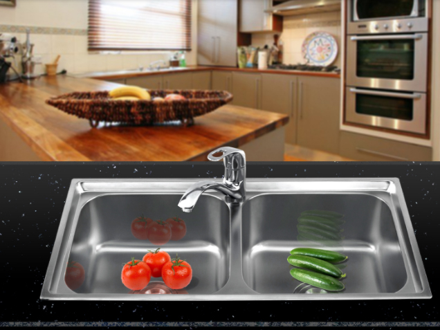 Chậu rửa inox Sơn Hà S82D.X.2.3 Chậu rửa inox Sơn Hà S82D.X.2.3