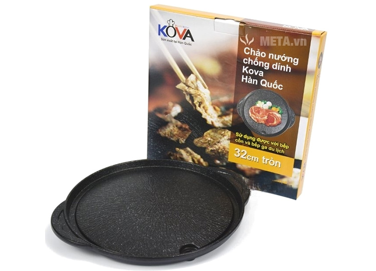 Chảo nướng chống dính Kova tròn HGR