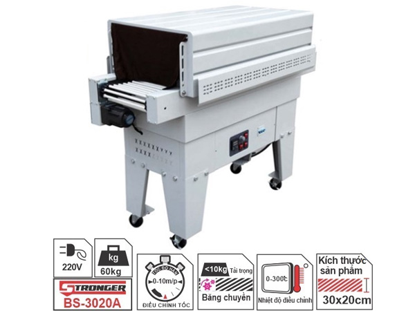 Những đặc điểm nổi bật của máy co màng Stronger