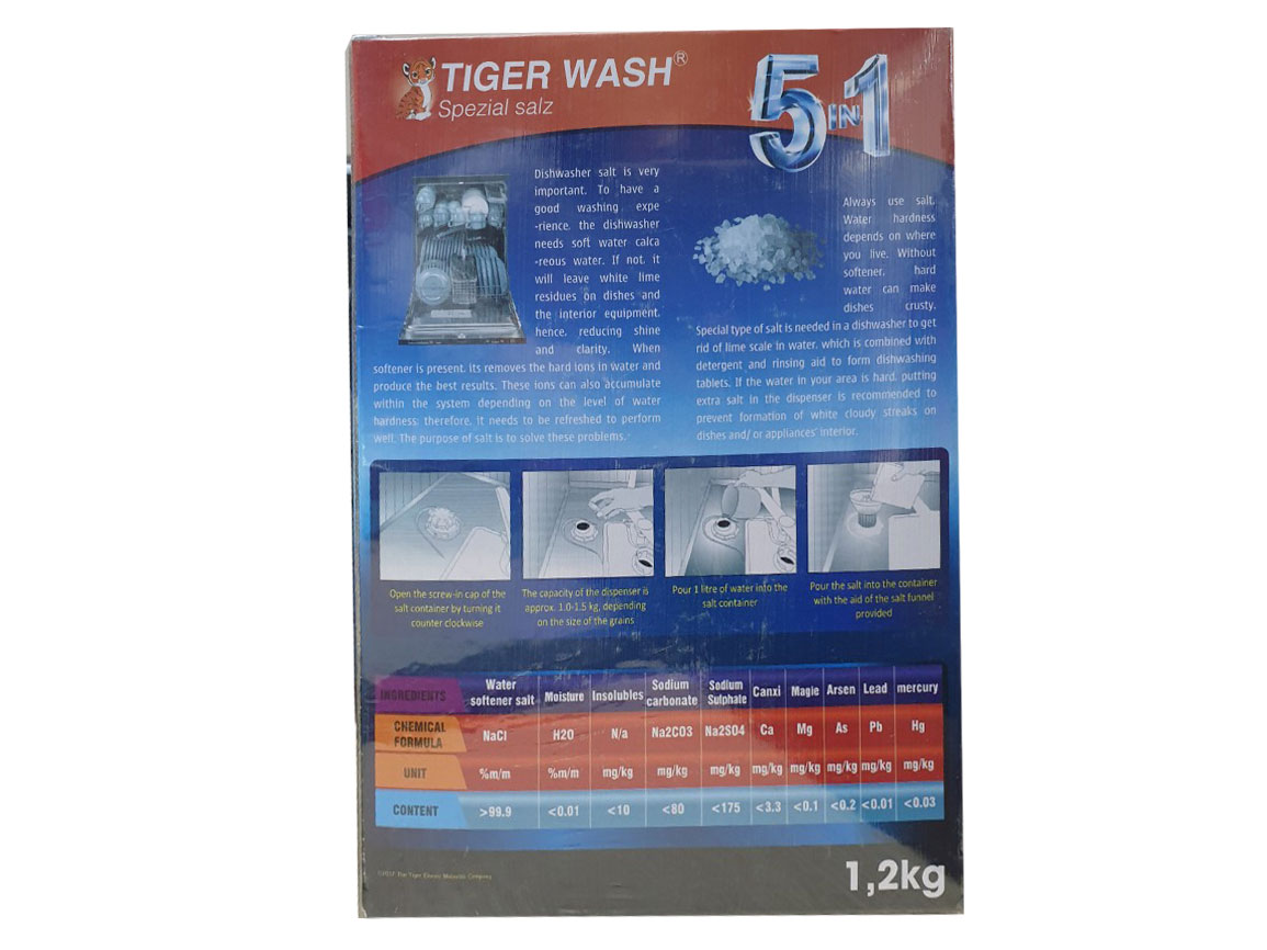  Muối rửa bát Tiger Wash 1,2kg