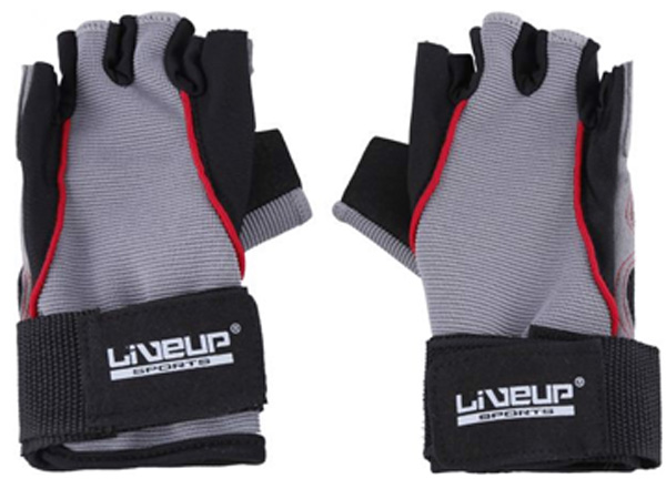 Thiết kế năng động của găng tay tập gym hở ngón Liveup LS3071