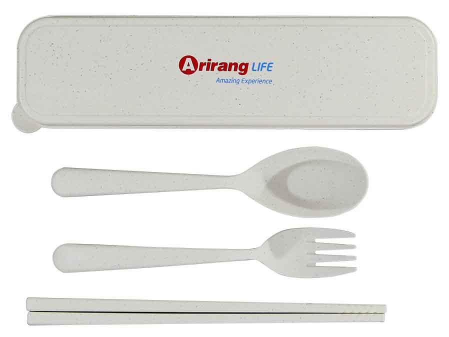 Bộ muỗng nĩa đũa Ariranglife có hộp đựng