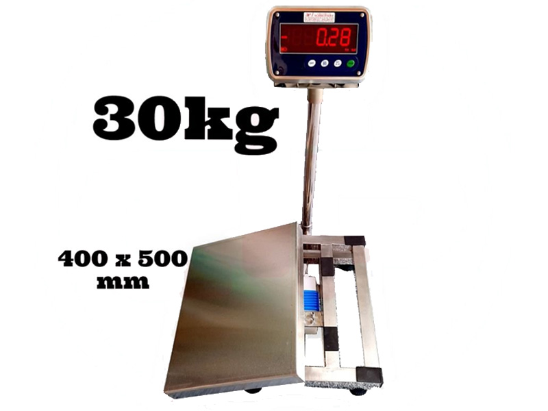 Cân tối đa 30kg, tối thiểu là 0,1kg