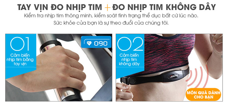 Máy chạy bộ điện đo nhịp tim