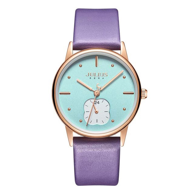 Đồng hồ nữ JA-1244 Julius Hàn Quốc dây da