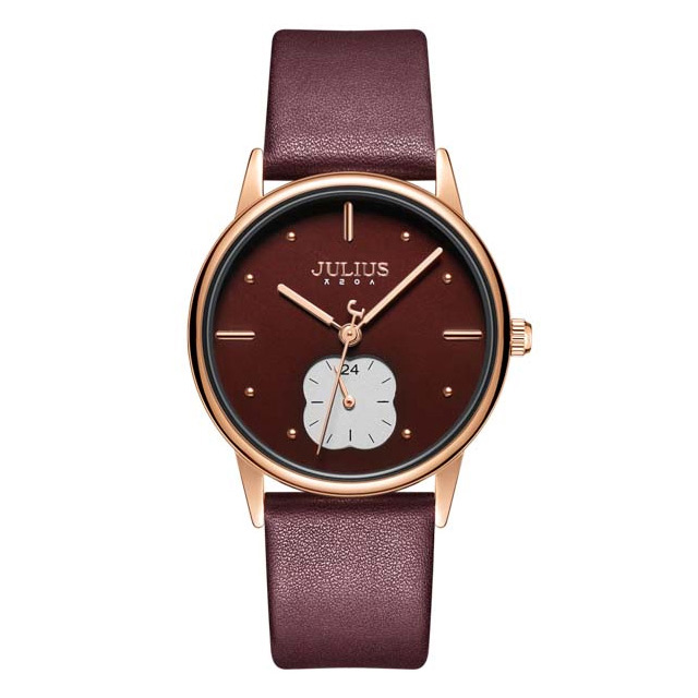 Đồng hồ nữ JA-1244 Julius Hàn Quốc dây da