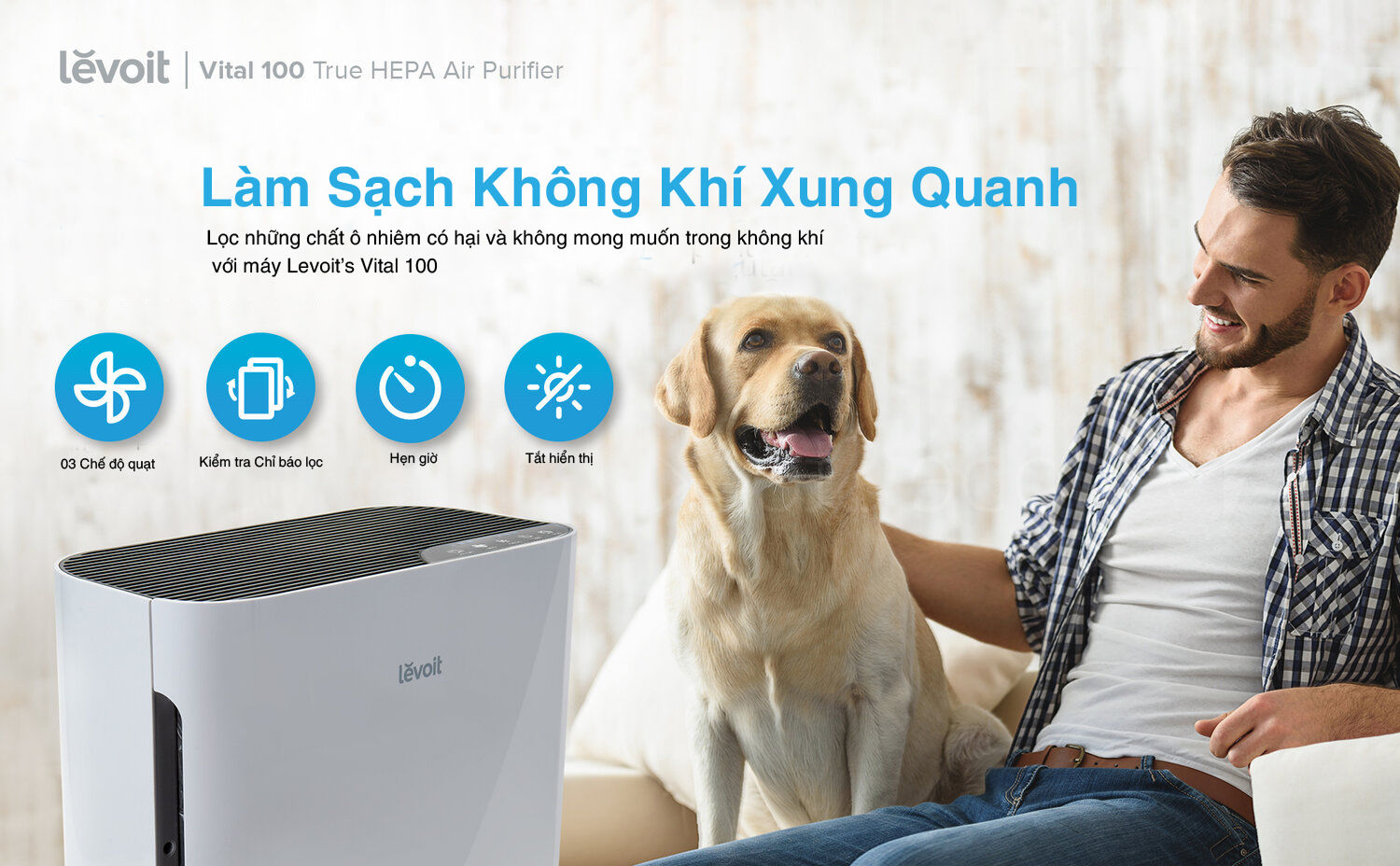 máy lọc không khí Levoit  