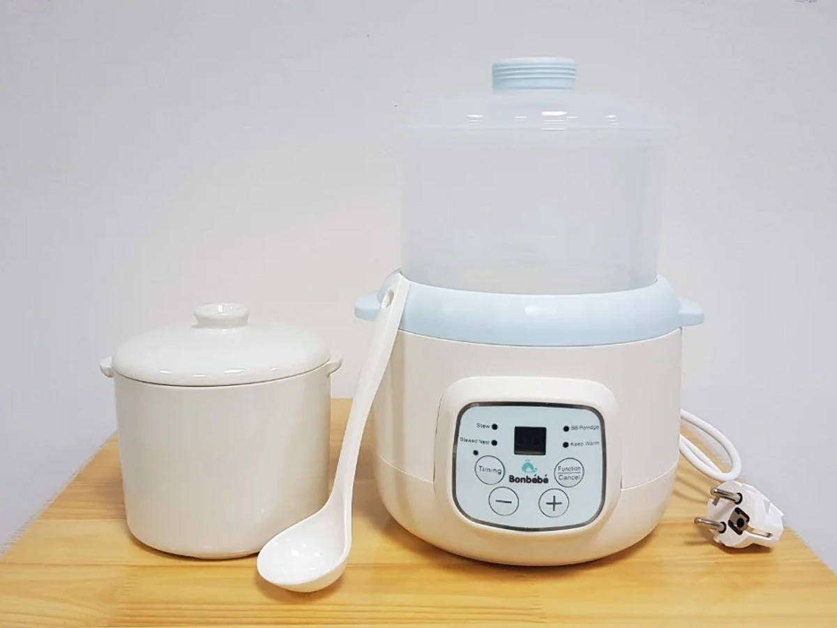 Nồi hấp màu xanh