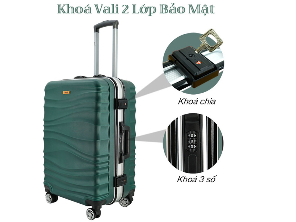 Khóa 3 số và khóa chìa có tính bảo mật cao