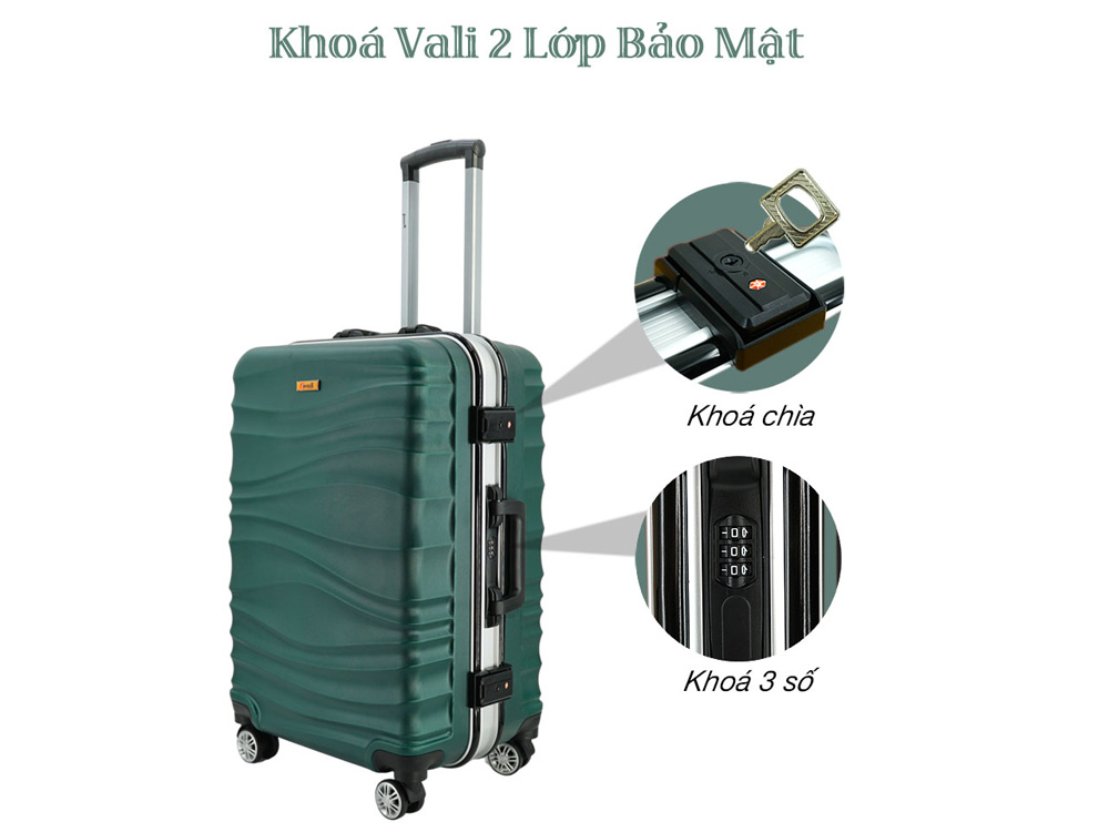 Khóa vali có tính bảo mật cao