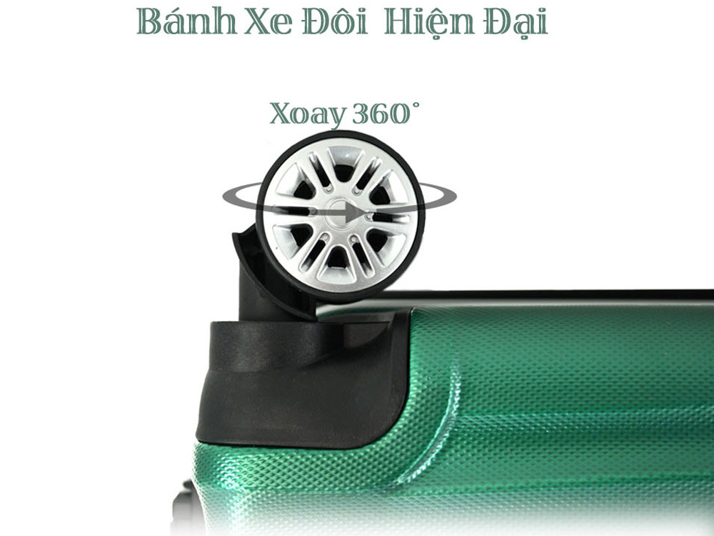 Bánh xe đôi giúp di chuyển linh hoạt