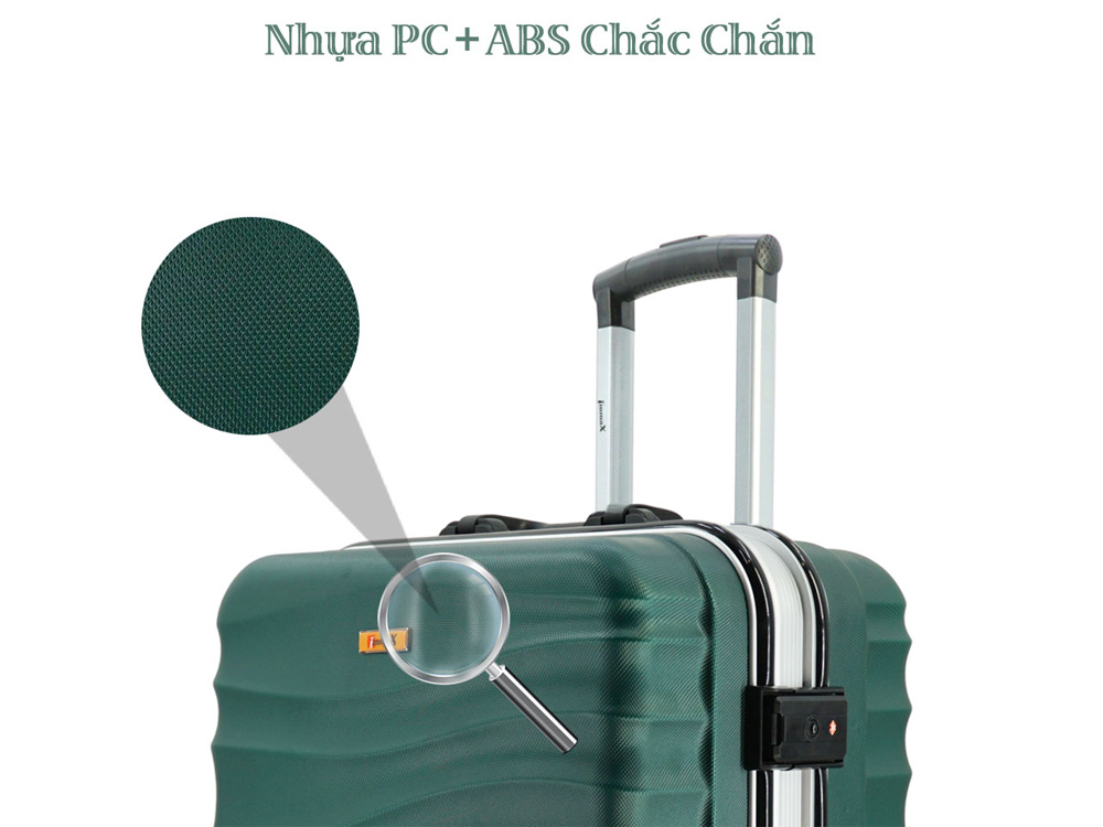 Chất liệu nhựa ABS bền đẹp, không bị gỉ sét