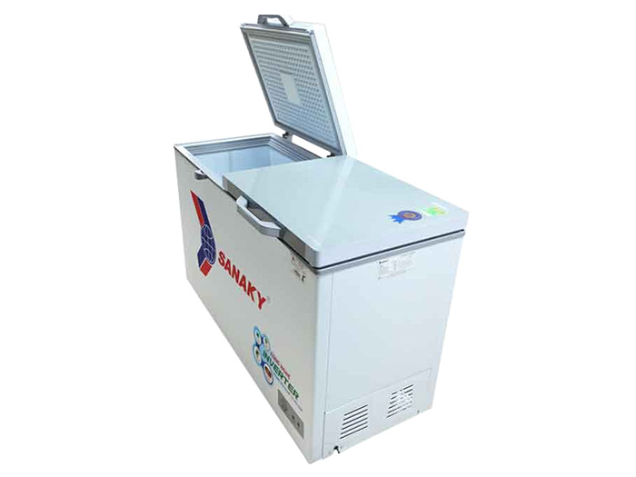 Tủ đông Sanaky 1 ngăn inverter VH-3699A4KD (360 lít, nắp kính xanh)