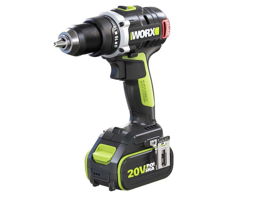 Máy khoan vặn vít dùng pin Li-ion 20V Worx Green WU185.1