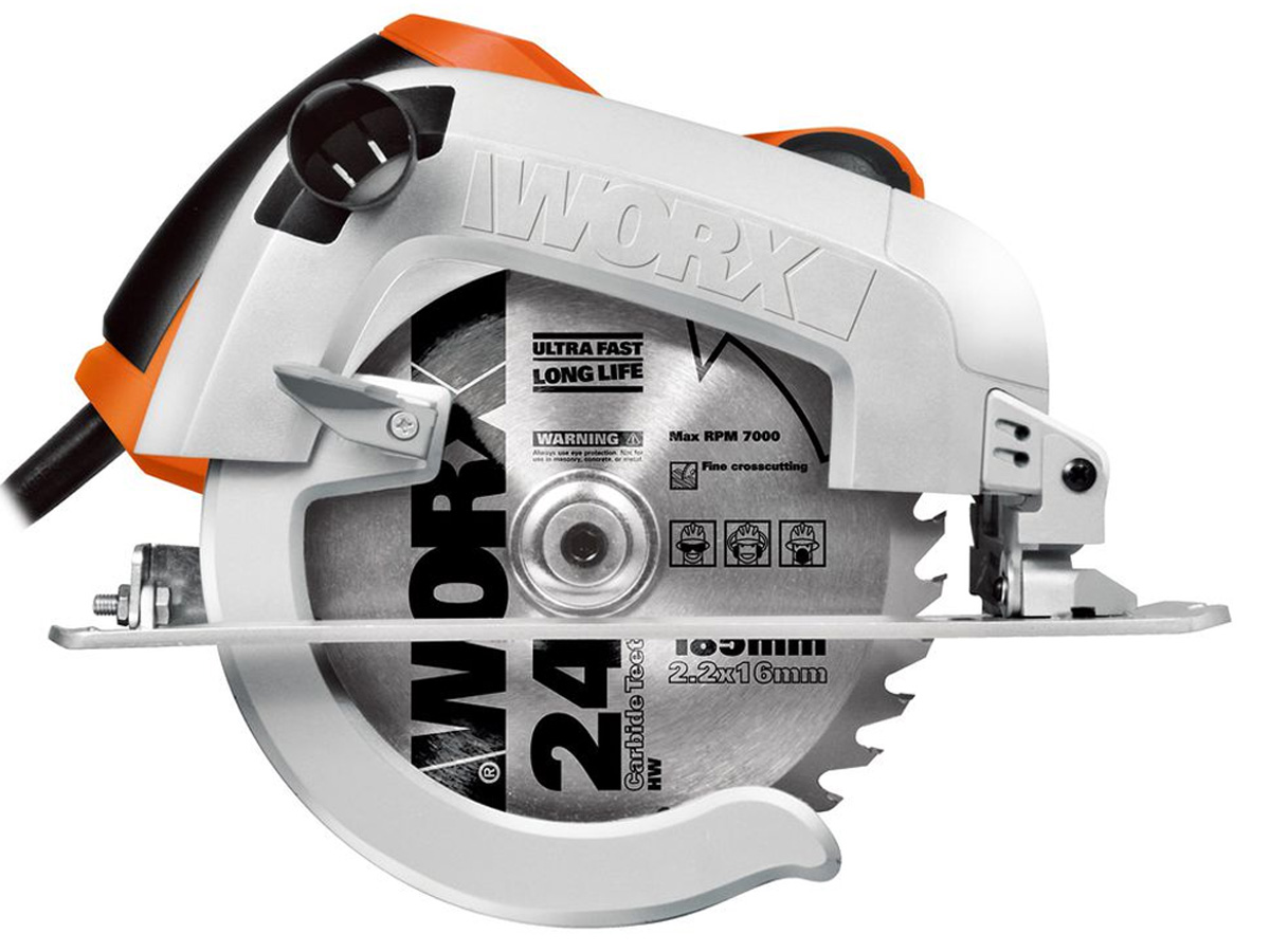 Hình ảnh  máy cưa đĩa 190mm 1600W Worx Orange WX445