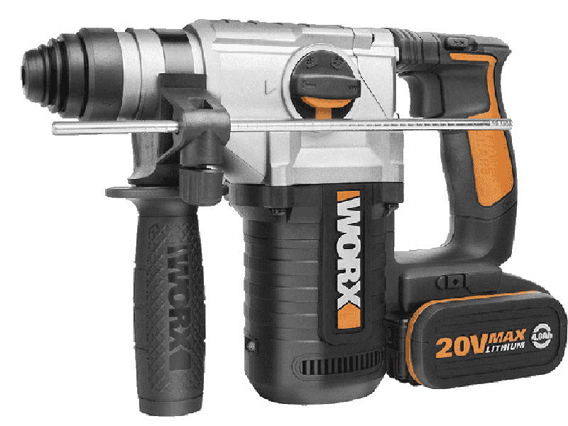 Hình ảnh máy khoan búa dùng pin 20V Worx Orange WX392.1