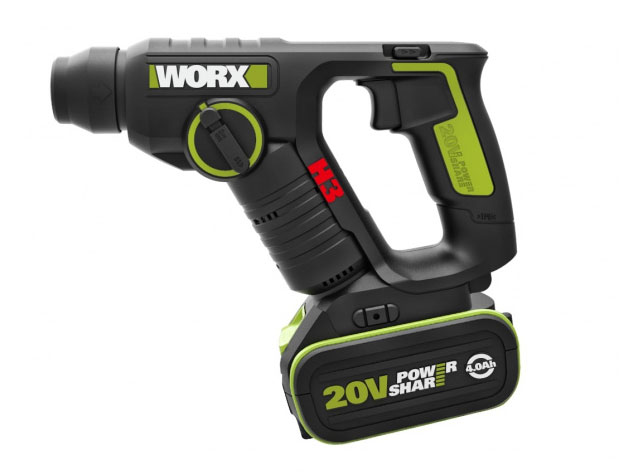 Máy khoan búa dùng pin Li-ion 20V Worx Green WU380