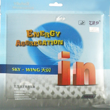 Mặt vợt bóng bàn 729-Sky Wing (đỏ, đen)