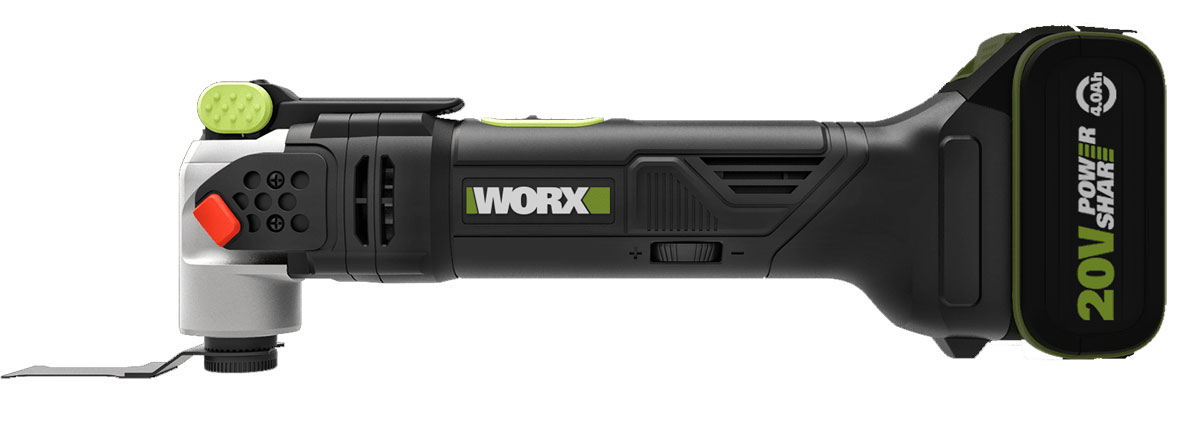 Máy cắt đa năng dùng pin Li-ion 20V Worx Green WU690.9