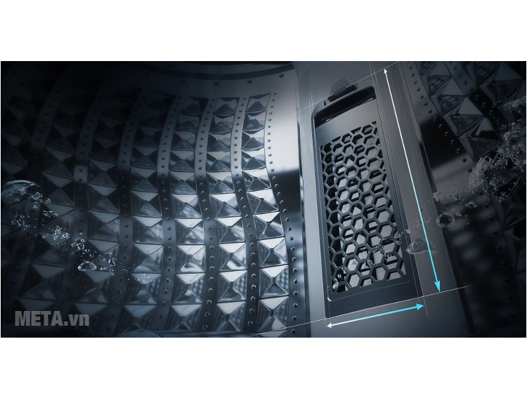 Máy giặt cửa trên Samsung 9kg WA90J5710SG