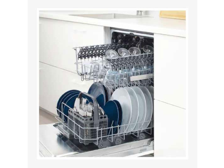 Máy rửa chén Tomate Dishwasher TOM 6012 có khối lượng rửa 12 bộ bát đĩa