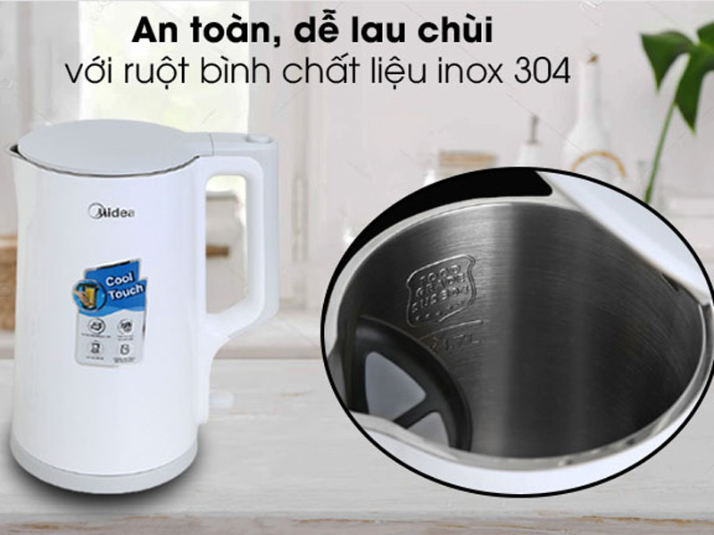 Chất liệu ruột bình an toàn