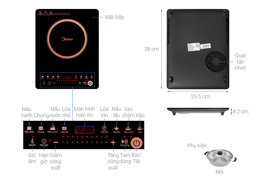 Bếp từ Midea 