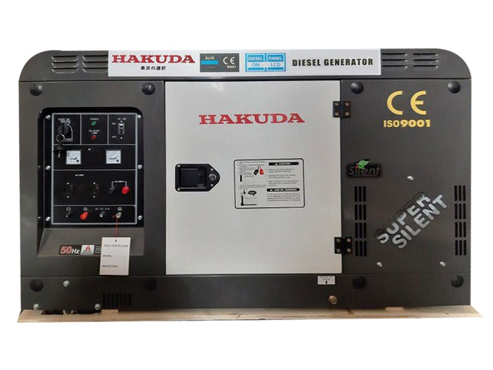 Máy phát điện chạy dầu 12KW Hakuda HKD 12000E