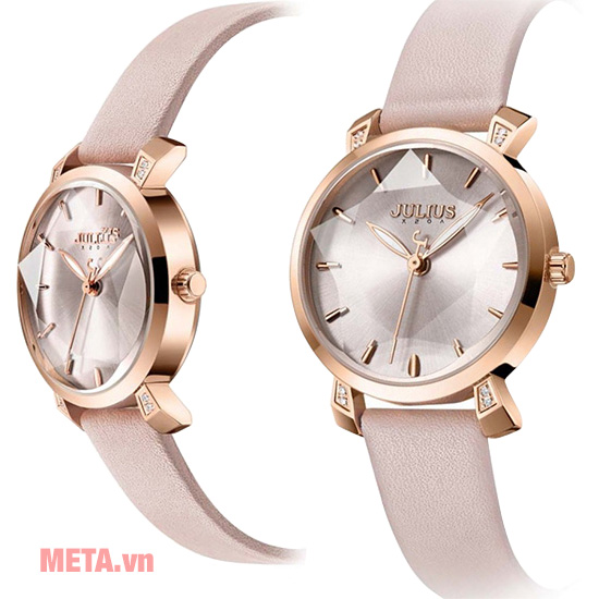 Đồng hồ nữ Hàn Quốc Julius JA-1158 dây da