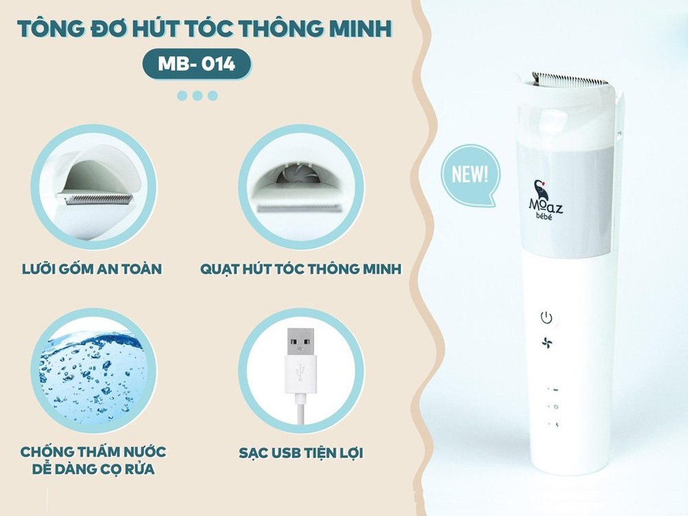 Ưu điểm của tông đơ MB014