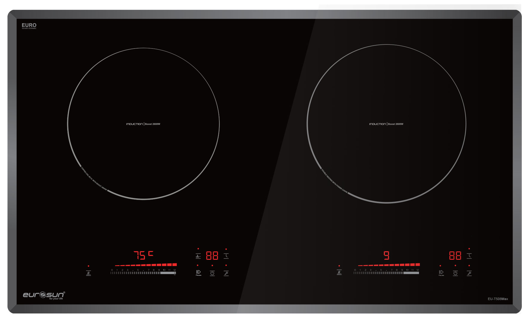Bếp từ 2 lò Eurosun EU-T508Max